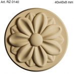 ROZETE ORNAMENTALE DIN PASTA LEMN, FLEXIBILE TERMIC, PENTRU DESIGN / RECONDITIONARE MOBILIER / BRICOLAJ