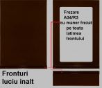 FRONTURI (FETE) MOBILA DIN MDF INFOLIAT, FINISAJ LUCIU INALT, STIL MODERN